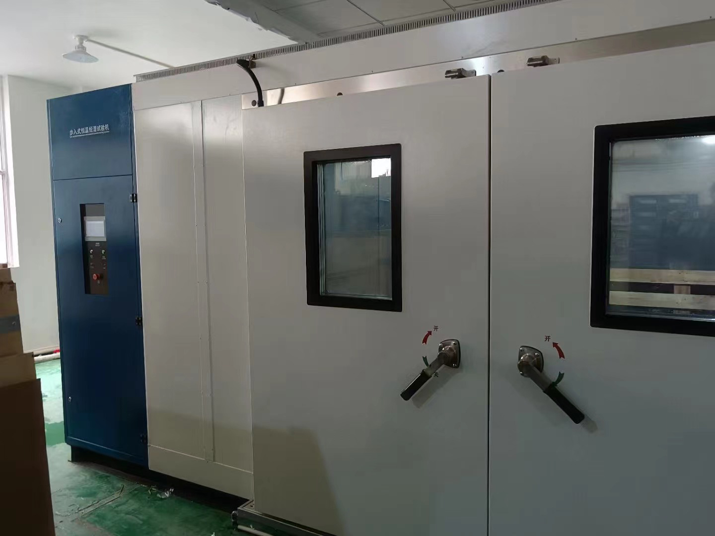 步入式高低溫箱示意圖

