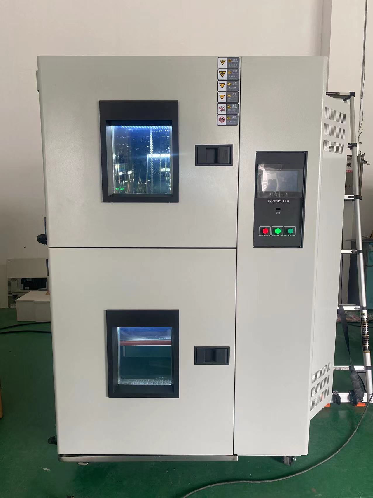 兩廂式冷熱沖擊試驗(yàn)箱示意圖